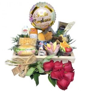 Desayuno Premium con 6 Rosas