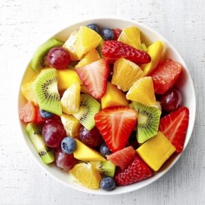 Vaso de fruta natural