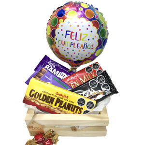 Regalo cesta de chocolates tradicionales